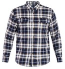 George Men s Double Pocket Flannel Shirt 5 Pack Bundle Size Large - New