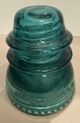 Vintage Hemingray No  42 Aqua Blue Glass Telegraph Telephone Insulator 4 25   