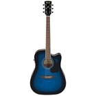 Ibanez Pf15ece Acoustic-electric Guitar  Spruce Top  Transparent Blue Sunburst