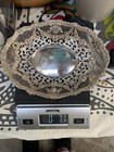 Antique Sterling Silver   925  Ornate Bowl Marked  7 5  Diameter  7 1 Oz