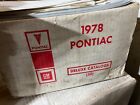Pontiac 1978 Deluxe Full Line Dealer- Brochure - Recent Open Nos Case-trans Am