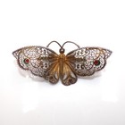 Vtg Antique Extra Large 11 5gr Sterling Silver Filigree Butterfly Pin Brooch Fz