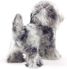 Folkmanis Shih Tzu Puppet Plush Toy 16  New