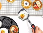 2 Pack Flexible Silicone Spatula Turner  600  f Heat Resistant Silicone Spatula 