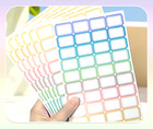 500 pk    1 Day Sale     Sale Price Tags Labels Removable Multi-color Border Sticker