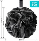 Bath Loofah Shower Sponge Body Back Scrubber Soft Mesh Shower Puffs Exfoliating