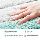 Bathroom Rugs 18 x47  Non-slip Microfiber Carpet  Machine Washable Quick Dry    