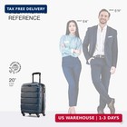 Samsonite Omni Pc Hardside Expandable Luggage With Spinner Wheels  Teal  Carry-o