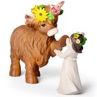 Highland Cow Decor Cow Figurines - Spring Highland Cow Gifts For Women Home 