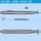 3d Printed 1 700 1250 2000 Russia Submarine 9852 Belgorod Unpainted Model Kit