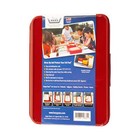 Fancy Panz  9  X 13  Red Foil Pan Carrier 1pk