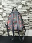Michael Kors Abbey Logo Signature Rose  Print Backpack Rare 