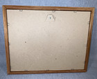 Vtg Framed Art Print    little Folks    By A  Lins     Wood Frame     14 25    X 11 25   
