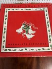 Vintage Marmalade Goose Christmas W Red Ribbon 16 Piece Dinner Set