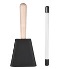 Wood Steel Cowbell Mallet   Stick Drum Percussion Set Musical Instrument Gift