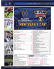 2026 Sugar Bowl Game Program Georgia Bulldogs Vs Ole Miss Rebels 1 1 26