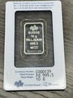 10 Gram Pamp Palladium Bar Lady Fortuna Large Window Rare  