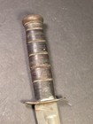 Vintage Us Military Ka-bar Fighting Knife - Marked  n s n   - Wwii Era Classic 