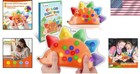 Hedgehog-shaped Color Matching Sensory Toy For Kids Ages 3  - Fine Motor Fun