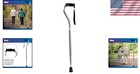 Standard Bariatric Offset Cane - Lightweight   Durable Mobility Aid For Elderly