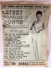 Vtg    latest Popular Songs    Lena Horne Cover Photo-vol  V- 9 Magazine