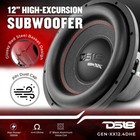 Ds18 Gen-xx12 4dhe 12  High Excursion Car Subwoofer 1000w Max Dual Vc 4 Ohms