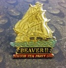 Beaver Ii Boston Tea Party Ship Vintage Pin Badge