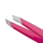 Tweezerman Neon Pink Full Slant Stainless Steel Slant Tweezer