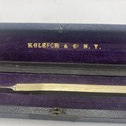 Vintage Kolesch   Co Ny Brass Proportional Divider Drafting Tool Original Box