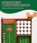Putting Green Indoor Outdoor Mat  Golf Putting Mat With Durable Solid Wooden Bas