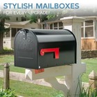 Galvanized Steel Metal Mailboxes - Standard Medium-t2 - Black - Medium-t2