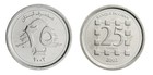 Lebanon 25-500 Livres  5 Pieces Set  2002-2018  Km  36-40  Mint