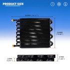 1 2  Transmission Cooler 8an 16 Pass Tube Fin Cooler Air Compressor Aftercooler