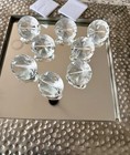 Oleg Cassini 8 Signed Crystal Place Card Holders Read Set Of 8 With Boxes