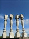 4 Balusters Painted Wood Architectural Salvage Spindles Porch House Trim A3 