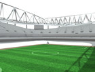 Arsenal Emirates Stadium Replica Model At 1 1000 Scale With Frame   Lightbox