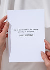 Birthday Card For Her Unique   Inspirational Empowering Greeting Card