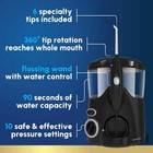 Waterpik Ultra Water Flosser With 10 Settings  6 Tips  Ada Accepted  Black