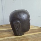 Buddha Head Chinese Japanese Asian Mid Century Mcm Vintage Carved