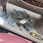 Vtg Singer Sewing Machine Rocketeer 500a Slant-o-matic Tested  Case Manual Pedal