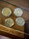 2026 Disney Parks Color Collectible Medallions Pirates Of The Caribbean Set Of 4