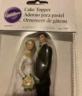 Vintage Wilton Wedding Cake Topper 4 5 Inch Bride   Groom Figurine  new 