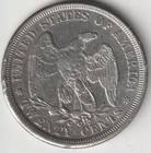 Scarce 1875-cc 20 Cent Piece Xf Details