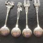 6 Venezuelan Silver Spoons Antique Caracas Libertador Bolivar  835