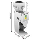 10-1000g Automatic Powder Filling Machine Particle Package Weighing Filler 110v 