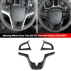 Carbon Fiber Interior Panel Decoration Cover Trim For Chevy Camaro 2010-15