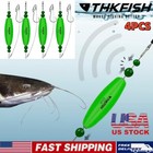 4pcs Cigar Float Catfish Float Set Long Throw Round Hook Catching Drift Floats 