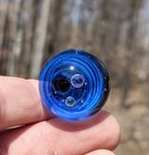Sparkling Galaxy Marble W planets      Hand Made 30mm Glass Marble