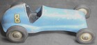 Lm Cox Blue Thimble Drome Special  8 Pusher Car - Vintage