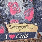 I Love Cats Striped Tabby Catnap Gary Patterson Danbury Mint Throw Blanket